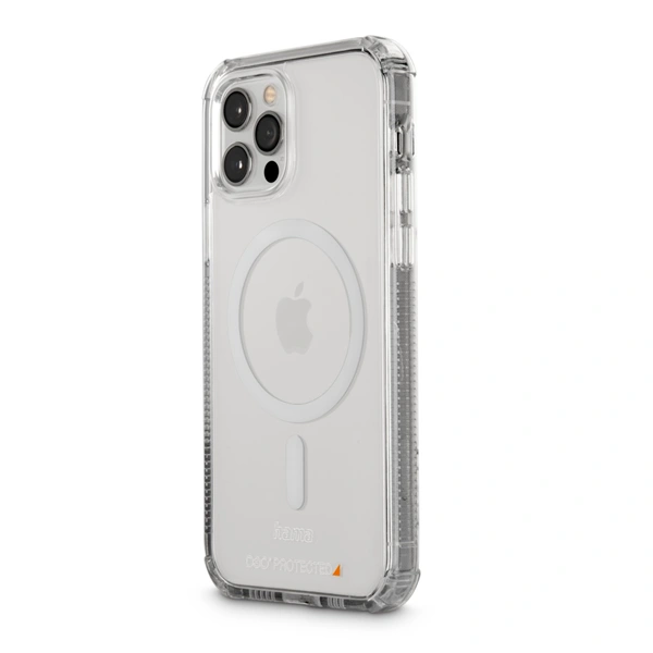 Hama Extreme Protect, kryt pro Apple iPhone 12/12 Pro, magnetický, D3O®, nežloutne, průhledný