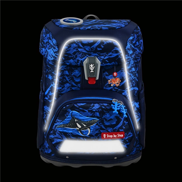 Školní aktovka Step by Step FIT, Manta Rio - 5 dílný set, AGR certifikát