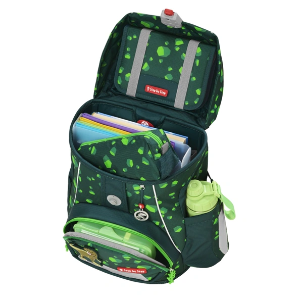 Školní aktovka Step by Step FIT, Dino Targo - 5 dílný set, AGR certifikát