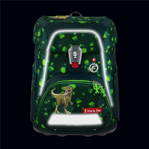 Školní aktovka Step by Step FIT, Dino Targo - 5 dílný set, AGR certifikát