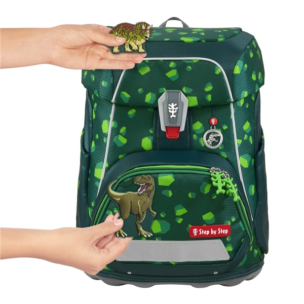 Školní aktovka Step by Step FIT, Dino Targo - 5 dílný set, AGR certifikát