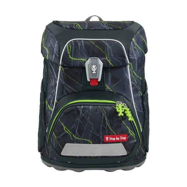 Školní aktovka Step by Step FIT, Danger Cat Chiko - 5 dílný set, AGR certifikát