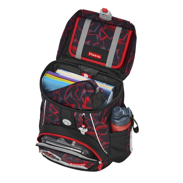 Školní aktovka Step by Step FIT, Ninja Yuma - 5 dílný set, AGR certifikát