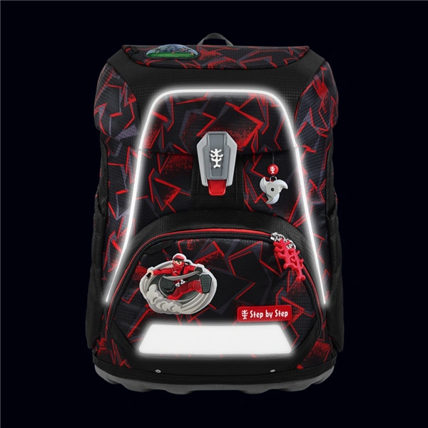 Školní aktovka Step by Step FIT, Ninja Yuma - 5 dílný set, AGR certifikát