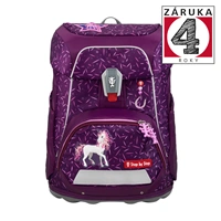 Školní aktovka Step by Step FIT, Pretty Unicorn Nuala - 5 dílný set, AGR certifikát