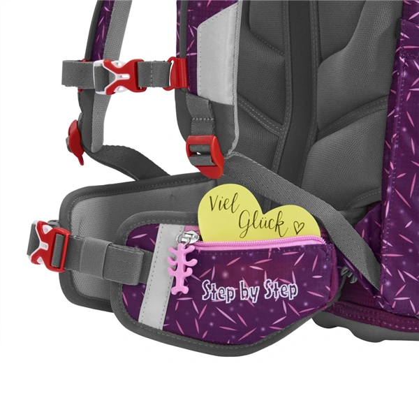 Školní aktovka Step by Step FIT, Pretty Unicorn Nuala - 5 dílný set, AGR certifikát