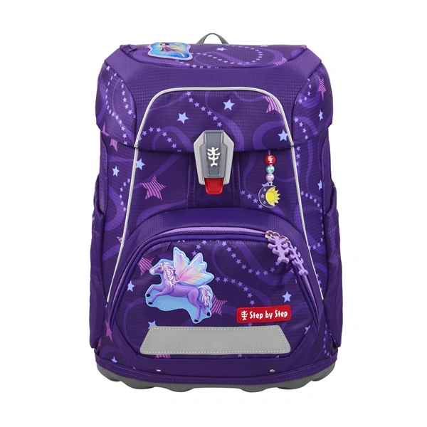 Školní aktovka Step by Step FIT, Pegasus Emily - 5 dílný set, AGR certifikát