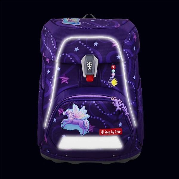 Školní aktovka Step by Step FIT, Pegasus Emily - 5 dílný set, AGR certifikát