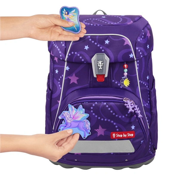 Školní aktovka Step by Step FIT, Pegasus Emily - 5 dílný set, AGR certifikát