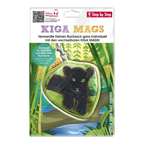 Vyměnitelný obrázek KIGA MAGS Little Wild Cat Chiko k batůžkům KIGA 