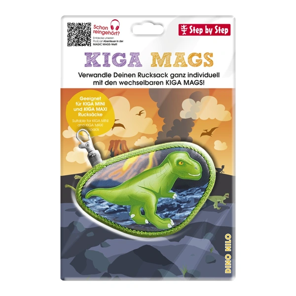 Vyměnitelný obrázek KIGA MAGS Dino Nilo k batůžkům KIGA 