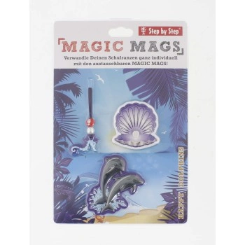 Doplňková sada obrázků MAGIC MAGS Dolphin Pippa k aktovkám GRADE, SPACE, CLOUD, 2v1 a KID