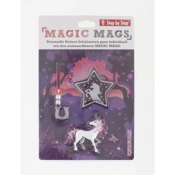 Doplňková sada obrázků MAGIC MAGS Unicorn Nuala k aktovkám GRADE, SPACE, CLOUD, 2v1 a KID