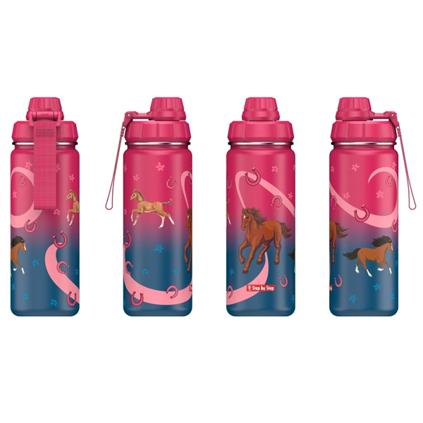 Izolovaná láhev na pití z nerezové oceli Step by Step 0,5 l, Wild Horse