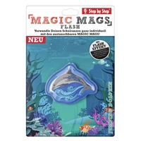 Blikajc obrzek Magic Mags Delfn Flash k aktovkm Step by Step GRADE, SPACE, CLOUD, 2v1 a KID