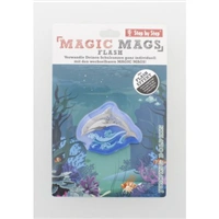 Blikajc obrzek Magic Mags Delfn Flash k aktovkm Step by Step GRADE, SPACE, CLOUD, 2v1 a KID