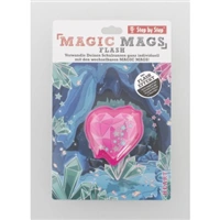 Blikajc obrzek Magic Mags Flash Srdce k aktovkm Step by Step GRADE, SPACE, CLOUD, 2v1 a KID