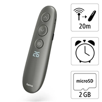Hama bezdrtov virtuln prezentr Spot-Pointer, software, micro SD karta