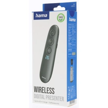 Hama bezdrátový virtuální prezentér Spot-Pointer V2, software, micro SD karta