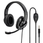 Hama PC headset HS-350, stereo, černý