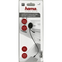 Hama AUX hands-free kabel jack s ovladačem a navíjením, 1,1 m