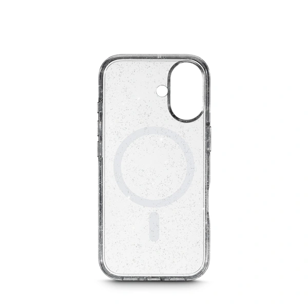 White Diamonds Mag Glitter, kryt pro Apple iPhone 17, magnetický, průhledný s třpytkami