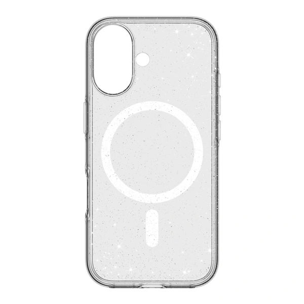 White Diamonds Mag Glitter, kryt pro Apple iPhone 17, magnetický, průhledný s třpytkami