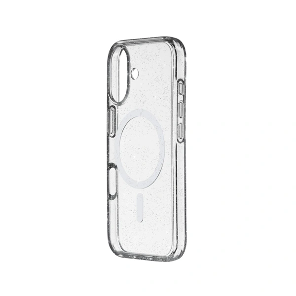White Diamonds Mag Glitter, kryt pro Apple iPhone 17, magnetický, průhledný s třpytkami