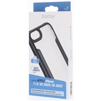 Hama Metallic Frame, kryt pro Apple iPhone 7/8/SE 2020/SE 2022, prhledn/ern