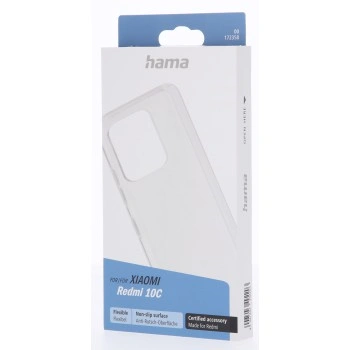 Hama Crystal Clear, kryt pro Xiaomi Redmi 10C, průhledný