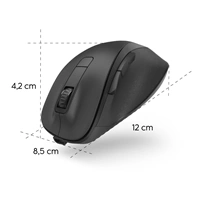 Hama bezdrtov optick my MW-500 Recharge, nabjateln, tich, ern