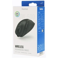 Hama bezdrtov optick my MW-500 Recharge, nabjateln, tich, ern