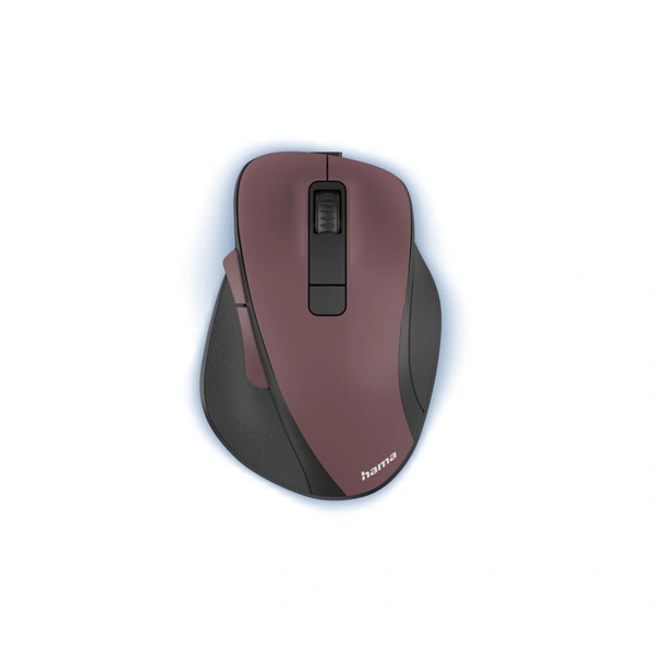 Hama bezdrátová optická myš MW-500 Recharge, nabíjecí, tichá, bordová