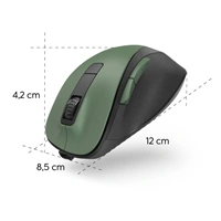 Hama bezdrtov optick my MW-500 Recharge, nabjateln, tich, lesn zelen