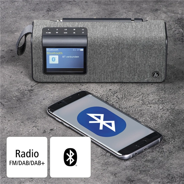 Hama digitální rádio DR200BT FM/DAB+/Bluetooth, akumulátor