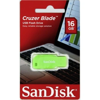 SanDisk FlashPen-Cruzer™ Blade 16 GB elektricky zelená