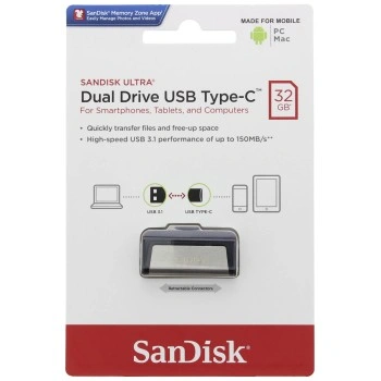 SanDisk Ultra Dual USB-C Drive 32 GB 