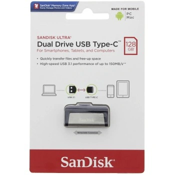 SanDisk Ultra Dual USB-C Drive 128 GB 