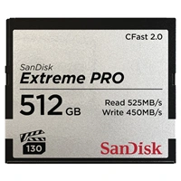 SanDisk Extreme PRO CFAST 2.0 512 GB 525 MB/s VPG130