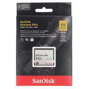 SanDisk Extreme PRO CFAST 2.0 512 GB 525 MB/s VPG130