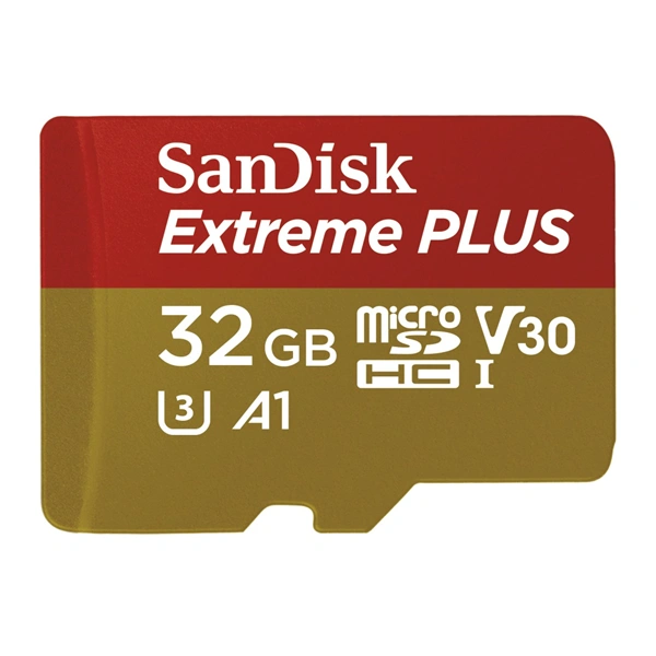 SanDisk Extreme Plus micro SDHC 32 GB 95 MB/s A1 Class 10 UHS-I V30, adapter 