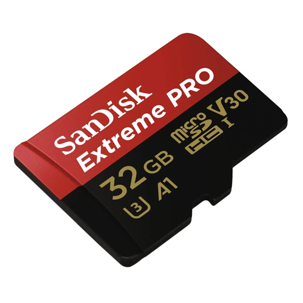 SanDisk Extreme Pro microSDHC 32 GB  100 MB/s A1 Class 10 UHS-I V30, Adaptér 