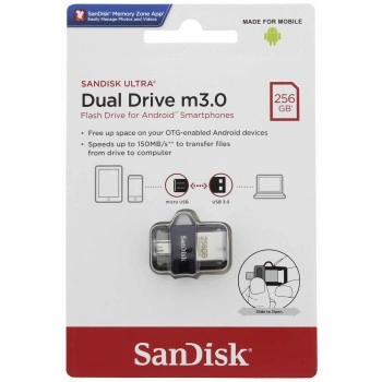 SanDisk Ultra Dual USB Drive m3.0 256 GB