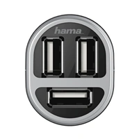 Hama 3xUSB nabjeka do vozidla, 5,2 A (rozbalen)