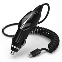 Hama nabíjeka do vozidla s krouceným kabelem, micro USB, 1,2 A