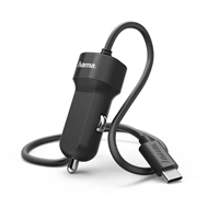 Hama nabíjeka do vozidla s kabelem, USB typ C (USB-C), 3 A, krabika Prime (rozbalený)