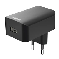 Hama síová USB nabíjeka, 5 V/1 A, erná