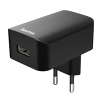 Hama síťová USB nabíječka, 5 V/1 A, černá (rozbalený)