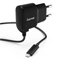 Hama síová nabíjeka s kabelem, Apple Lightning, MFI, 1 A, erná