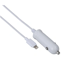 Hama nabjeka do vozidla s kabelem, Apple Lightning, MFI, 1 A, bl